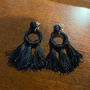 Cute black boutique earrings